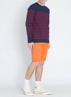 Armor-Lux Slim-fit Marineshirt Van Lichte Katoenen Jersey Met Ronde Hals | Veelkleurig -Havaianas Shop 2087495