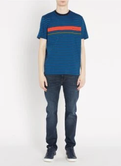 PAUL SMITH REX - Lage Leren Sneakers Met Strepen | Blauw -Havaianas Shop 2229171