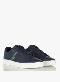 PAUL SMITH REX - Lage Leren Sneakers Met Strepen | Blauw -Havaianas Shop 2229677