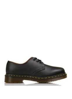 1461 - Lage, Matte Leren Dr. Martens | Zwart