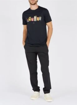 Sandro Slim-fit Broek Van Wol En Flanel Met Elastische Taille | Zwart 33 Sandro Slim-fit Broek Van Wol En Flanel Met Elastische Taille | Zwart -Havaianas Shop 2279047