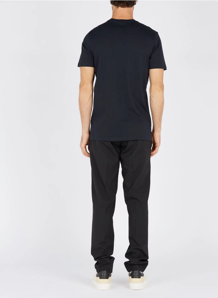 Sandro Slim-fit Broek Van Wol En Flanel Met Elastische Taille | Zwart 19 Sandro Slim-fit Broek Van Wol En Flanel Met Elastische Taille | Zwart - Afbeelding 17