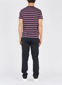 Sandro Slim-fit Broek Van Wol En Flanel Met Elastische Taille | Blauw 20 Sandro Slim-fit Broek Van Wol En Flanel Met Elastische Taille | Blauw -Havaianas Shop 2279115