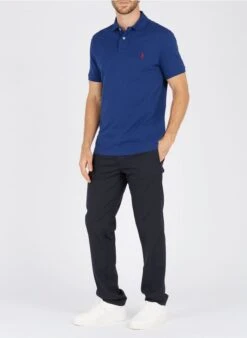 Sandro Slim-fit Broek Van Wol En Flanel Met Elastische Taille | Blauw 21 Sandro Slim-fit Broek Van Wol En Flanel Met Elastische Taille | Blauw -Havaianas Shop 2279124