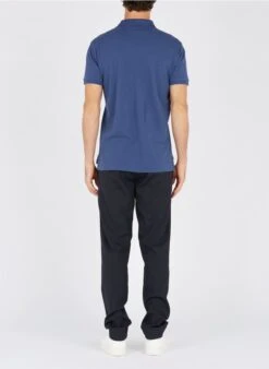 Sandro Slim-fit Broek Van Wol En Flanel Met Elastische Taille | Blauw 24 Sandro Slim-fit Broek Van Wol En Flanel Met Elastische Taille | Blauw -Havaianas Shop 2279126