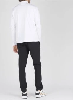 Sandro Slim-fit Broek Van Wol En Flanel Met Elastische Taille | Zwart 31 Sandro Slim-fit Broek Van Wol En Flanel Met Elastische Taille | Zwart -Havaianas Shop 2318489