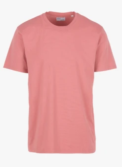 Colorful Standard T-shirt Van Biokatoen Met Ronde Hals | Roze