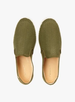 Rivieras Stoffen Instappers Met Ajourmotiefje | Kaki 7 Rivieras Stoffen Instappers Met Ajourmotiefje | Kaki -Havaianas Shop 2573761