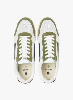 Faguo HAZEL - Lage, Leren Sneakers | Wit -Havaianas Shop 2645150