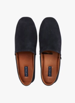 BABPMT - Leren Pantoffelmuiltjes | Blauw