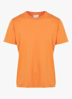 Colorful Standard T-shirt Van Biokatoen Met Ronde Hals | Oranje