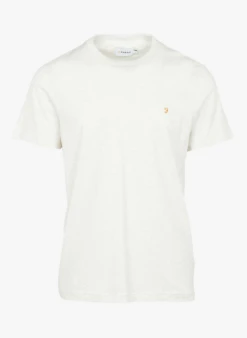 Farah DANNY - Slim-fit, Katoenen T-shirt Met Ronde Hals | Grijs