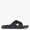 Ugg WAINSCOTT SLIDE - Platte, Leren Sandalen | Zwart -Havaianas Shop 2997423