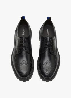 Minelli LOIZ - Leren Derby's Met Vetersluiting | Zwart -Havaianas Shop 3179725