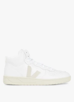 Veja V-15 - Hoge, Leren Sneakers | Wit