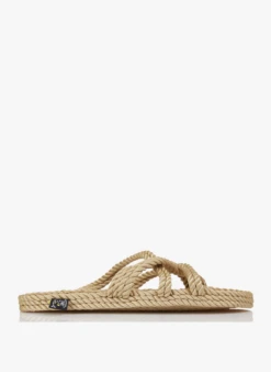 SLIP ON - Touwslippers | Beige