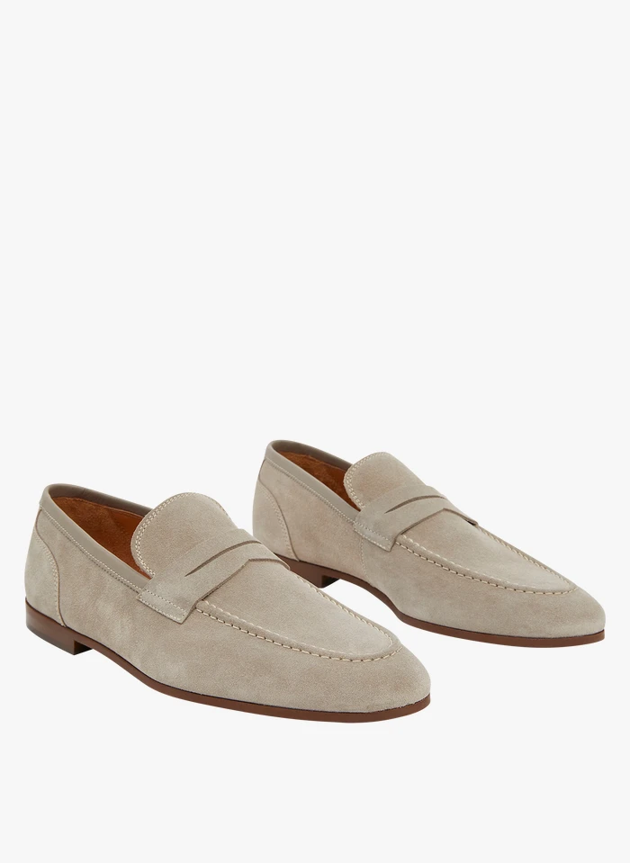 Minelli TEOFILO - Suède Loafers | Beige 4 Minelli TEOFILO - Suède Loafers | Beige - Afbeelding 2
