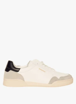Sandro SMASH - Lage, Leren Sneakers | Zwart