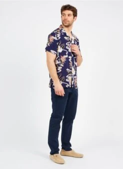 Schott Regular-fit Chino Van Stretchkatoen | Blauw -Havaianas Shop 3592387