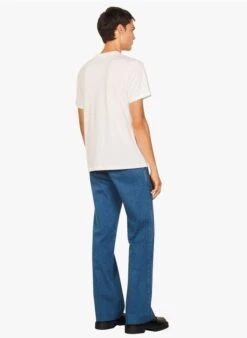 SANDRO TEE - Regular-fit T-shirt Van Biokatoen Met Ronde Hals | Wit -Havaianas Shop 3670504