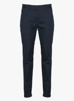 Scotch And Soda Rechte Broek Biokatoenblend | Blauw