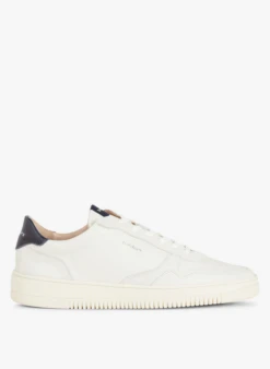 TRAVIS - Lage, Leren Sneakers | Blauw