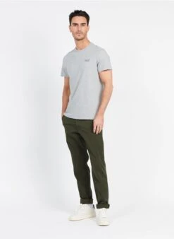 Selected Slim-fit Broek Van Biokatoen | Kaki -Havaianas Shop 3841573
