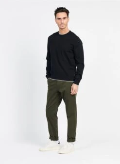 Selected Slim-fit Broek Van Biokatoen | Kaki -Havaianas Shop 3841600