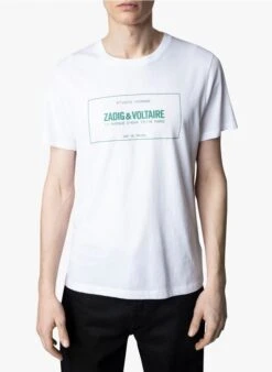 Zadig & Voltaire TED - Katoenen T-shirt Met Ronde Hals | Wit -Havaianas Shop 3984758
