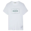 Zadig & Voltaire TED - Katoenen T-shirt Met Ronde Hals | Wit -Havaianas Shop 3995986