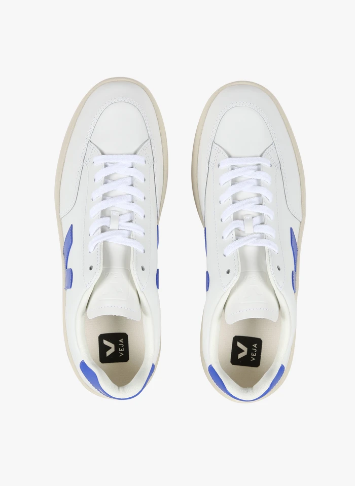 Veja V-12 - Lage Sneakers Met Vetersluiting | Wit 5 Veja V-12 - Lage Sneakers Met Vetersluiting | Wit - Afbeelding 3