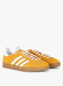 Havaianas Shop 35 ADIDAS GAZELLE INDOOR W - Lage, Leren Sneakers | Geel