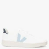 Veja V-10 - Lage, Leren Sneakers | Wit