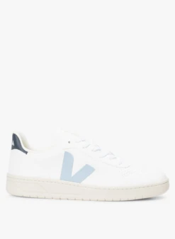 Veja V-10 - Lage, Leren Sneakers | Wit