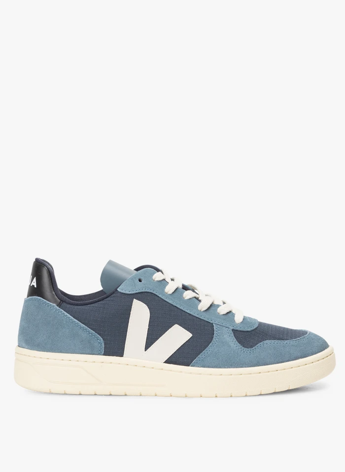 Veja V-10 RIPSTOP - Lage Sneakers Met Ronde Neus | Blauw 3 Veja V-10 RIPSTOP - Lage Sneakers Met Ronde Neus | Blauw