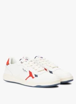 Pepe Jeans KORE VINTAGE SUMMER M - Lage, Leren Sneakers | Wit -Havaianas Shop 4003184