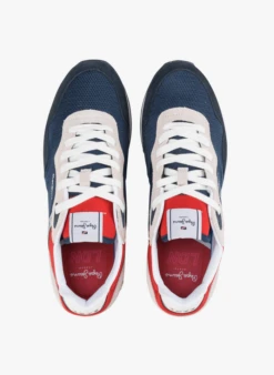 Pepe Jeans LONDON ONE VINTED M - Lage Sneakers Met Vetersluiting | Blauw -Havaianas Shop 4003186