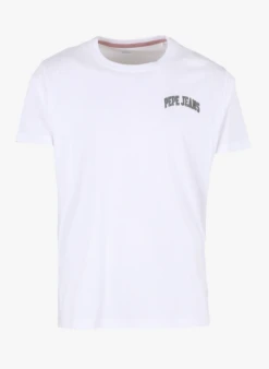 Pepe Jeans ADNEY - Katoenen T-shirt Met Ronde Hals | Wit