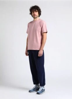 American Vintage PADOW - Katoenen Geribde Broek | Blauw -Havaianas Shop 4016735