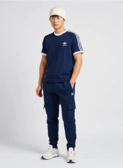 ADIDAS Katoenen Short - Joggingbroekmodel Met Cargozakken | Blauw -Havaianas Shop 4017142