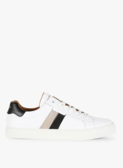 SCHMOOVE SPARK GANG - Lage, Leren Sneakers | Wit