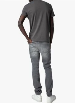 Zadig & Voltaire TOMMY - Katoenen T-shirt Met Ronde Hals | Grijs -Havaianas Shop 4042520