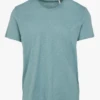 Ikks Katoenen T-shirt Met V-hals | Blauw -Havaianas Shop 4048802