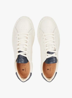 Faguo EBONY - Lage, Leren Sneakers | Blauw -Havaianas Shop 4052839