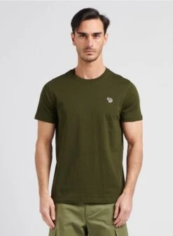 PAUL SMITH T-shirt Van Biokatoen Met Ronde Hals | Groen -Havaianas Shop 4053524