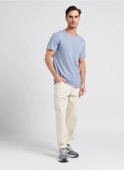 American Vintage BYSAPICK - Regular-fit, Katoenen T-shirt Met Ronde Hals | Blauw 8 American Vintage BYSAPICK - Regular-fit, Katoenen T-shirt Met Ronde Hals | Blauw -Havaianas Shop 4053671