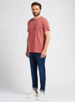 Hackett Slim-fit, Katoenen T-shirt Met Ronde Hals | Roze -Havaianas Shop 4053833