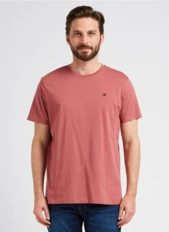 Hackett Slim-fit, Katoenen T-shirt Met Ronde Hals | Roze -Havaianas Shop 4053834