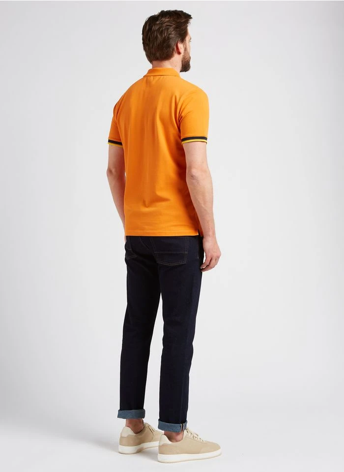 K-Way VINCENT - Polo Met Korte Mouw | Oranje 6 K-Way VINCENT - Polo Met Korte Mouw | Oranje - Afbeelding 4