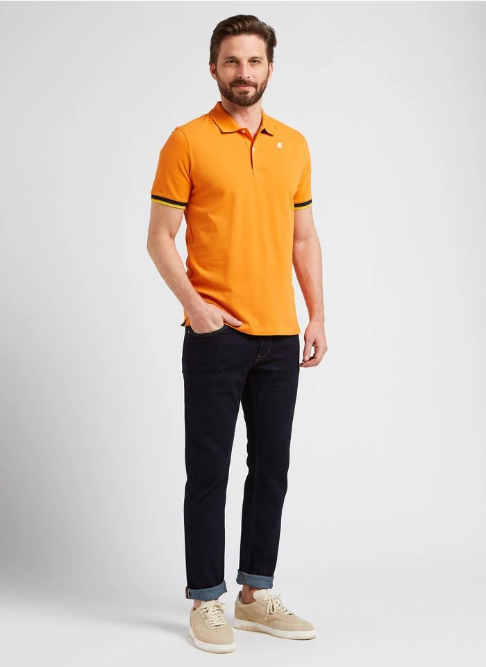 K-Way VINCENT - Polo Met Korte Mouw | Oranje 5 K-Way VINCENT - Polo Met Korte Mouw | Oranje - Afbeelding 3